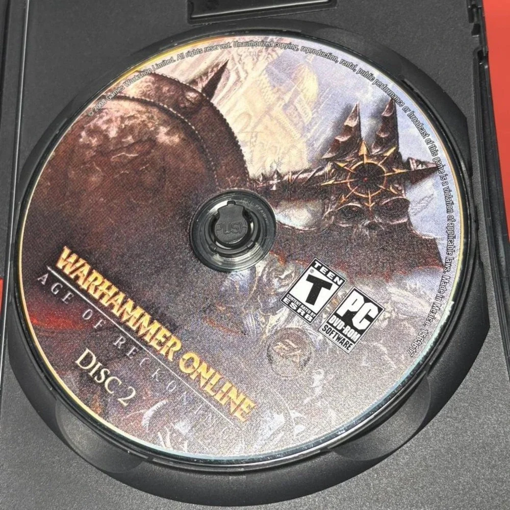 Warhammer Online Age of Reckoning PC Game 2008 EA Mythic Entertainment DVD-ROM